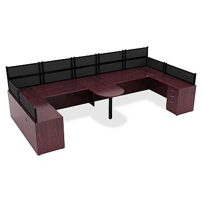Lorell Essentials Series Front Reception Desk (LLR59582)
