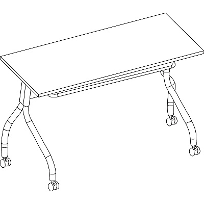 Lorell Flip Top Training Table (LLR60729)