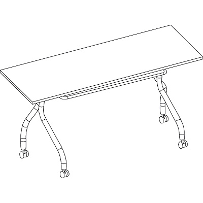 Lorell Flip Top Training Table (LLR60730)