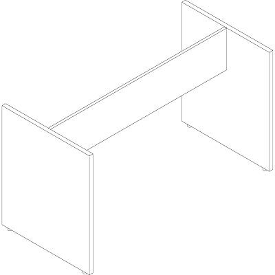 Lorell Essentials 8' Conference Table Base (LLR69995)