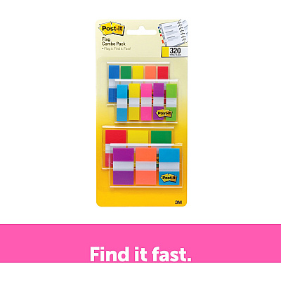 Post-it Assorted Flag Combo Pack (MMM683XL1)