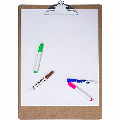 Officemate Wood Clipboard, Way Bill Size (OIC83104)