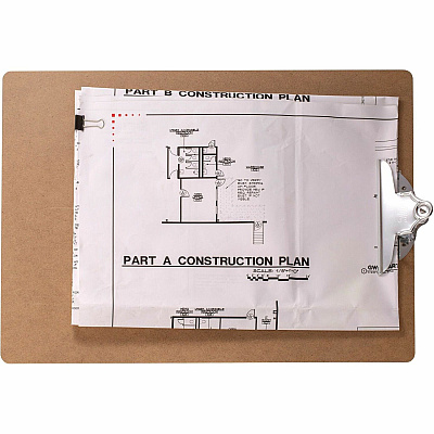 Officemate Wood Clipboard, Way Bill Size (OIC83104)