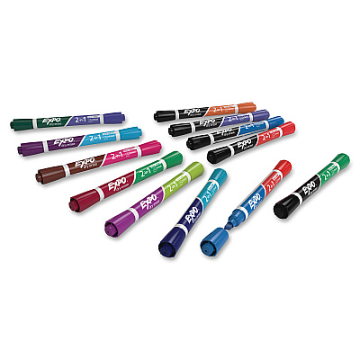 EXPO 2-in-1 Dry Erase Markers (SAN1944655)