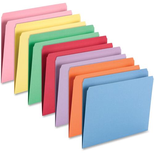 Smead Straight Tab Cut Letter Recycled Top Tab File Folder (10942)