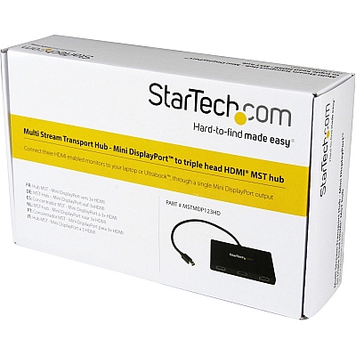 StarTech Mdp To 3x Hdmi Multi Monitor Adapter/mst (MSTMDP123HD)