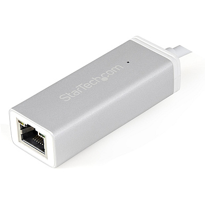 StarTech Usb-c To Gigabit Network Adapter - Usb Type-c To Ethernet Converter With Sleek Aluminum Housing - Silver - Usb-c To Gb E Nic With Native Driver (US1GC30A)