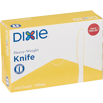 Dixie Heavyweight Disposable Knives Grab-N-Go by GP Pro (DXEKH207CT)