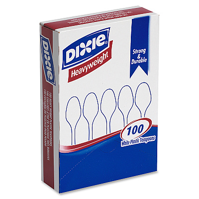Dixie Heavyweight Disposable Teaspoons Grab-N-Go by GP Pro (DXETH207CT)