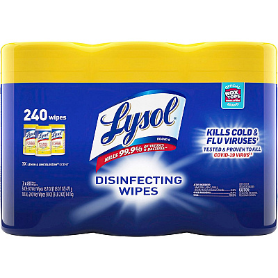 LYSOL Lemon/Lime Disinfecting Wipes (RAC84251CT)