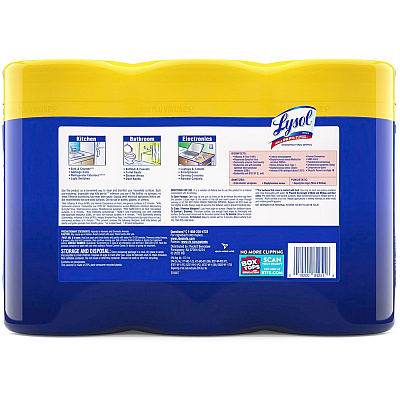LYSOL Lemon/Lime Disinfecting Wipes (RAC84251CT)
