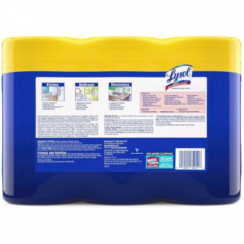 LYSOL Lemon/Lime Disinfecting Wipes (84251CT)