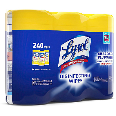 LYSOL Lemon/Lime Disinfecting Wipes (RAC84251CT)
