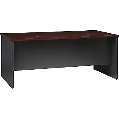 Lorell Fortress Modular Series Double-Pedestal Desk (LLR79140)