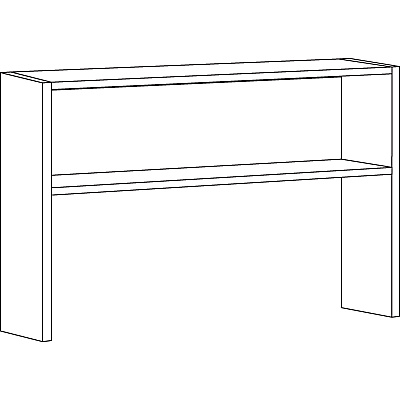 Lorell Fortress Modular Series Stack-on Hutch (LLR79170)
