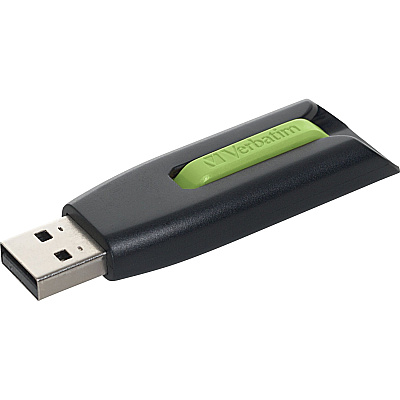 Verbatim 16GB Store 'n' Go V3 USB 3.2 Gen 1 Flash Drive - 3pk - Blue, Green, Gray (99126)