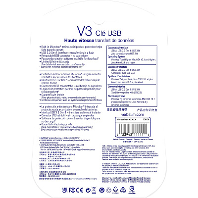 Verbatim 32GB Store 'n' Go V3 USB 3.2 Gen 1 Flash Drive - 2pk - Blue, Green (99127)