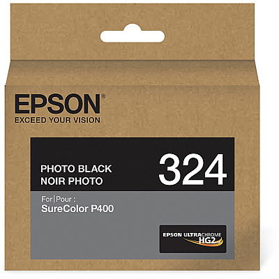 Epson UltraChrome 324 Original Inkjet Ink Cartridge - Photo Black - 1 Each (EPST324120)