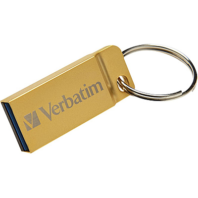 Verbatim 16GB Metal Executive USB 3.0 Flash Drive - Gold (99104)