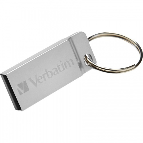 Verbatim 32GB Metal Executive USB Flash Drive - Silver (98749)