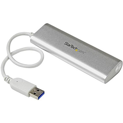 StarTech 4-port Usb Hub, Usb A To 4x Usb-a Ports, Usb 5gbps, Bus-powered, Portable Laptop Usb 3.0 Hub (ST43004UA)