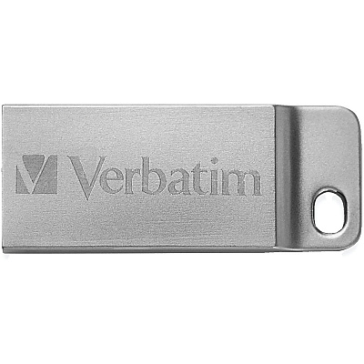Verbatim 16GB Metal Executive USB Flash Drive - Silver (98748)