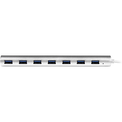 StarTech 7-port Usb Hub, Usb A To 7x Usb-a Ports, Usb 5gbps, Self-powered, Portable Laptop Usb 3.0 Hub Expansion With Power Supply (ST73007UA)