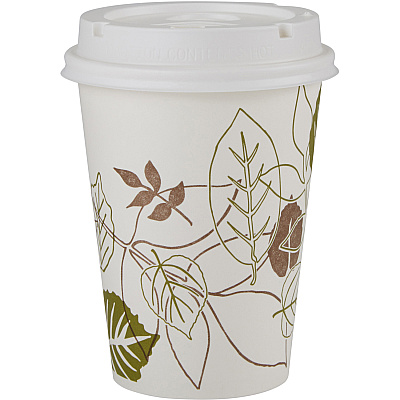 Dixie Pathways 12 oz Paper Hot Cups By GP Pro (DXE2342WSPK)