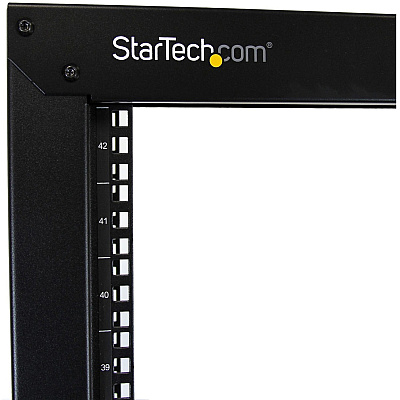 StarTech 2-post Server Rack With Casters - 42u. (2POSTRACK42)