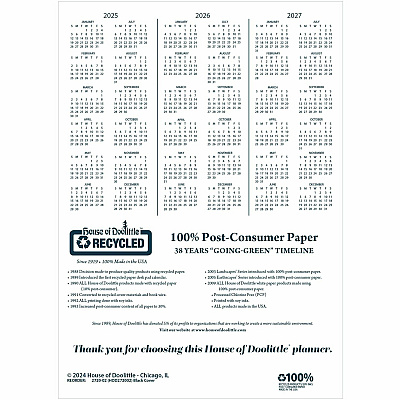 House of Doolittle House of Doolittle Professional 2-year Weekly Planner (272002)