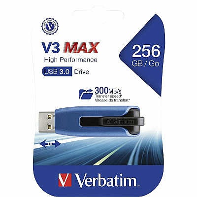 Verbatim 256GB Store 'n' Go V3 MAX USB 3.0 Flash Drive (49809)