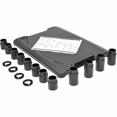 Eaton Tripp Lite Series Universal Monitor Riser, Height-Adjustable, Black (MR1612)