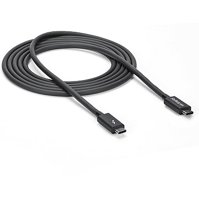 StarTech 2m Thunderbolt 3 (20gbps) Usb-c Cable - Thunderbolt, Usb, And Displayport Compatible (TBLT3MM2M)