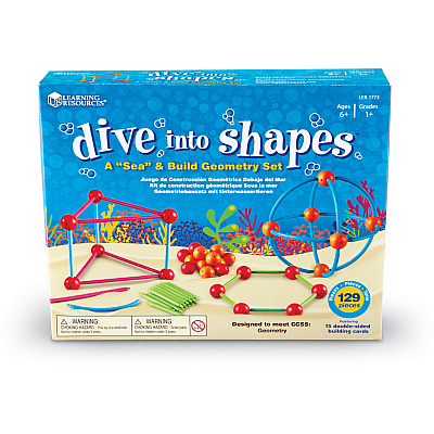 Learning Resources Dive Shapes Sea/Build Geometry Set (LRN1773)