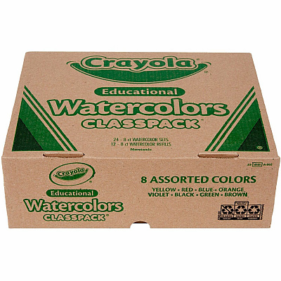 Crayola 8-Color Educational Watercolors Classpack (CYO538101)