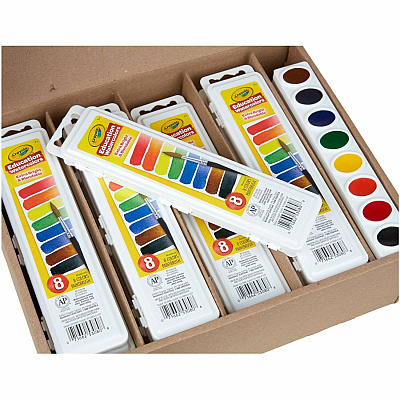 Crayola 8-Color Educational Watercolors Classpack (CYO538101)