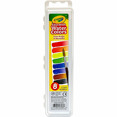 Crayola 8-Color Educational Watercolors Classpack (CYO538101)