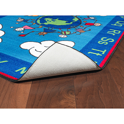Flagship Carpets Easy Care Happy World Rug (CE18922W)