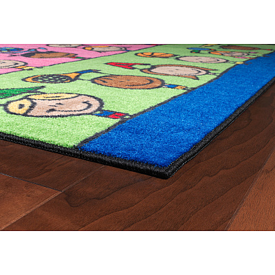 Flagship Carpets Easy Care Fun At School Rug (CE19016W)
