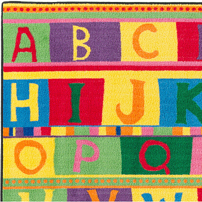 Flagship Carpets Easy Care ABC Tapestry Rug (CE19222W)