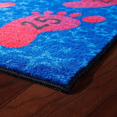 Flagship Carpets Easy Care Counting Feet Rug (CE19316W)