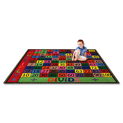 Flagship Carpets Math Collection Multiply/Divide Rug (FE10214A)