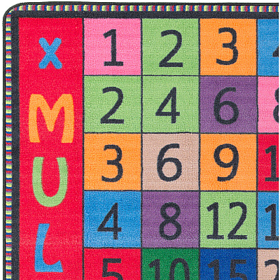 Flagship Carpets Math Collection Multiply/Divide Rug (FE10270A)