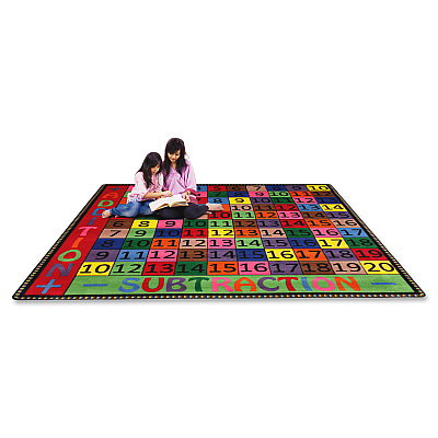 Flagship Carpets Math Collection Addition/Subtraction Rug (FE10314A)
