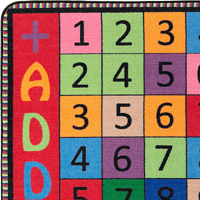 Flagship Carpets Math Collection Addition/Subtraction Rug (FE10326A)