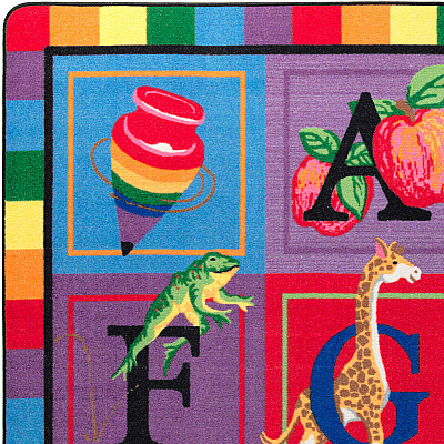 Flagship Carpets ABC Blocks Alphabet Rug (FE11132A)