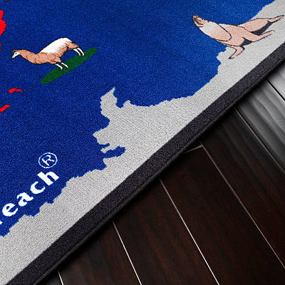 Flagship Carpets Maps That Teach Global Rug (FE12258A)