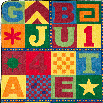 Flagship Carpets Floors That Teach Round Rug (FE14887A)