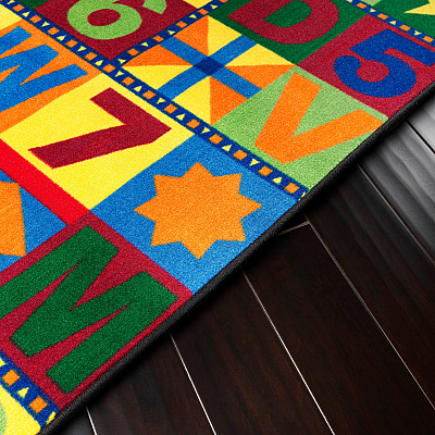 Flagship Carpets Floors That Teach Round Rug (FE14887A)