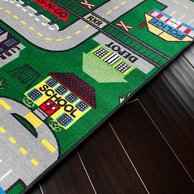 Flagship Carpets Places To Go Activity Rug (FE15134A)